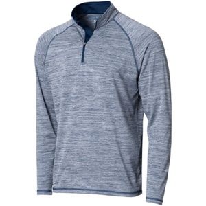 TGW Men's Heather Lightweight Raglan 1/4 Zip Golf Pullover
